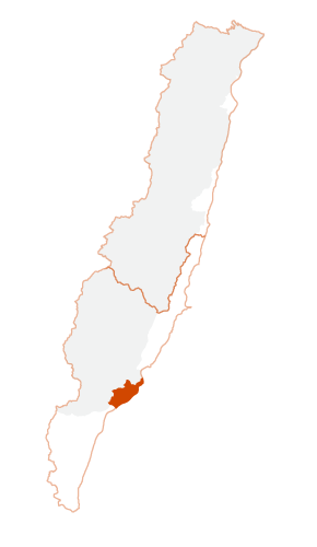 Location of Taitung City
