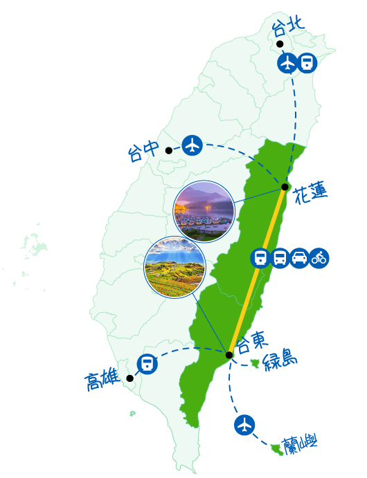 花東縦谷の位置