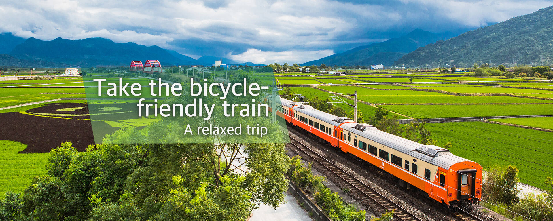 Take the bicycle-friendly train