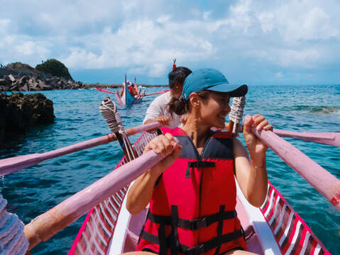 蘭嶼拼板舟(チヌリクラン）体験