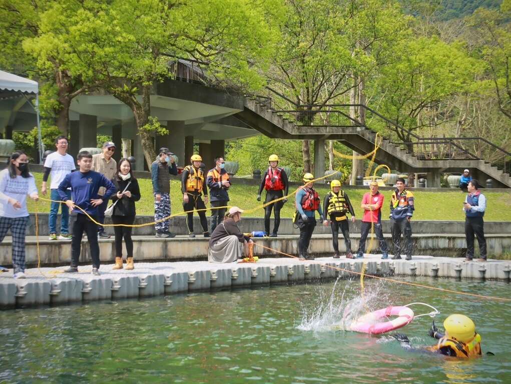 鯉魚潭水域演練活動1