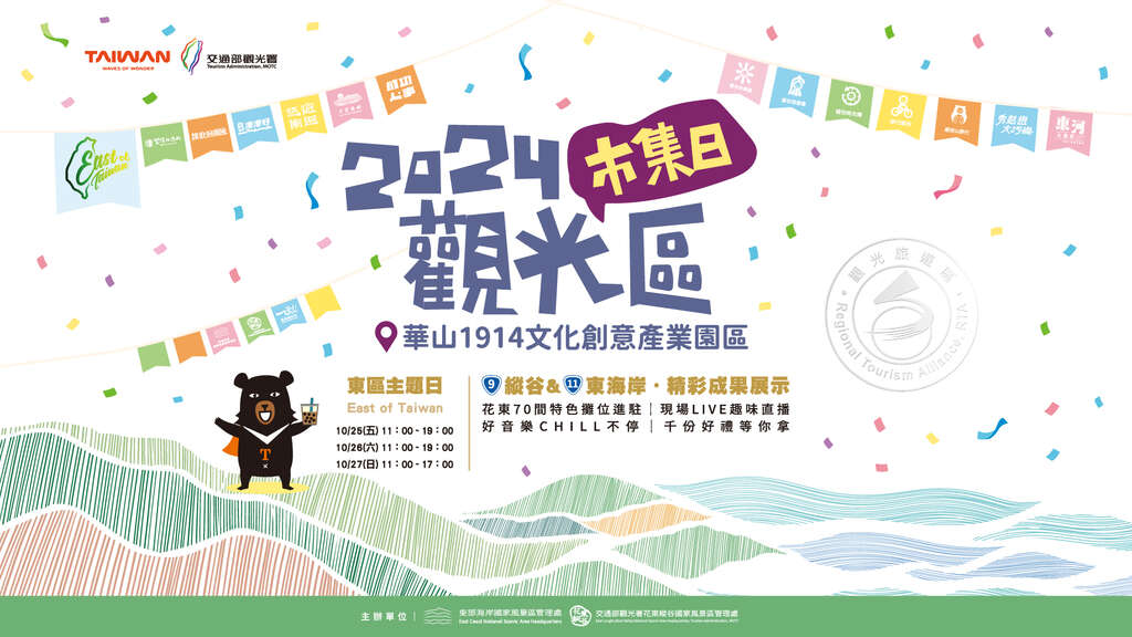 2024觀光區市集日-東區主題日_主視覺