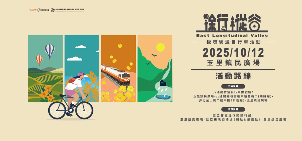 「徐行縱谷．板塊騎遇自行車活動」