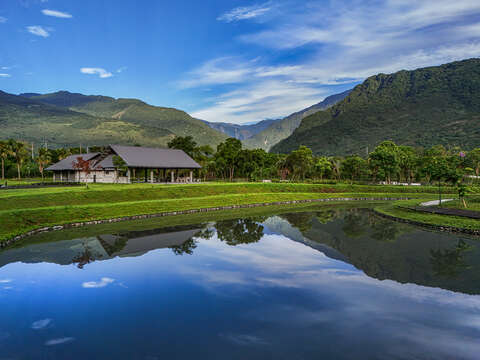 鳳林生態遊憩區倒影照