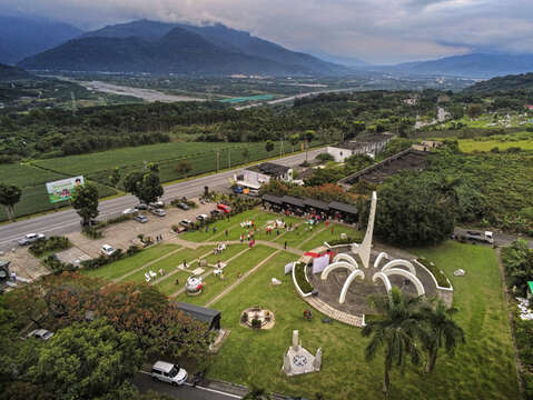 北回歸線標 空拍