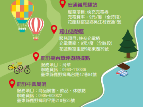 縱管處出租&充電樁據點 EDM