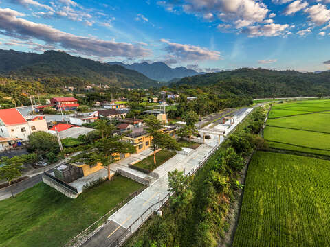 安通驛站背面空拍圖