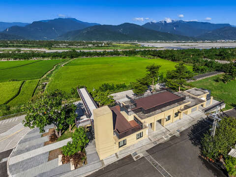 安通驛站正面空拍圖