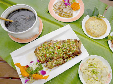 圖5-透過品嚐在地特色小吃，開啟一趟連結人文與山林的春季慢旅行。