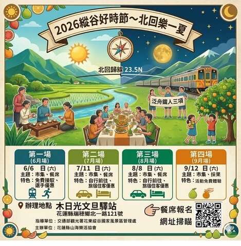 2026縱谷好時節~北回樂一夏[北回餐席]