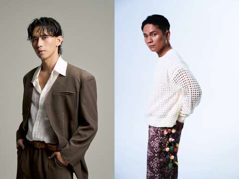 柏霖 PoLin（左）、Suming舒米恩 （右）將分別於8月22日、23日擔任縱谷原遊會山谷舞台壓軸演出。(圖_公關提供)