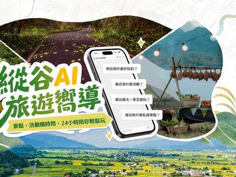 「縱谷AI旅遊嚮導」Banner