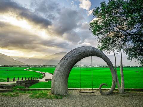 池上稻田美景